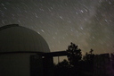 A 5-minute exposure of the 1.5m from outside.  The night is very dark -- no moon
illuminating the dome here!