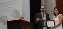 Jonathan Lunine (LPL), current DPS chair, with Sarah Stewart.