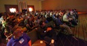 A bit of applause after impact.  (But where <i>was</i> that plume?)